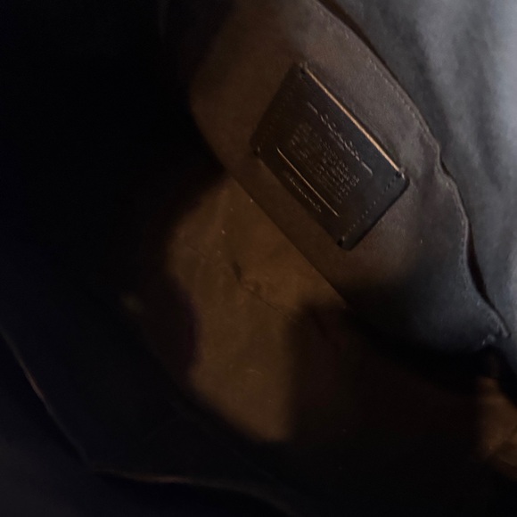 Coach Black Leather Zip-Top Tote bag - Picture 11 of 14